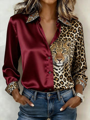 Women's Leopard Print Art Shirts