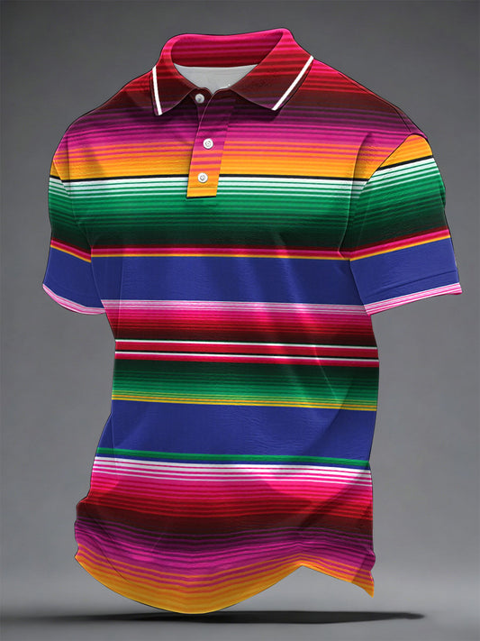 Men's Cinco de Mayo Printed Casual Shirt