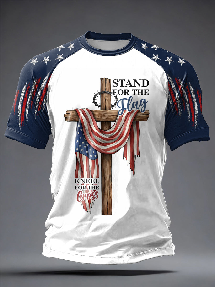 Men's Faith Printed Casual short sleeves t-shirt