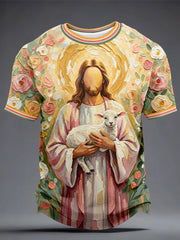 Men's Jesus Art Print T-Shirts
