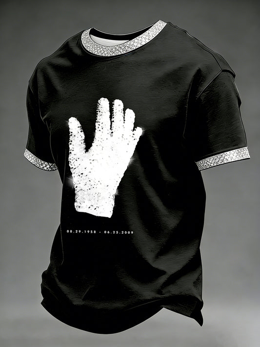 Men's Pop Music Inspired Casual T-shirt