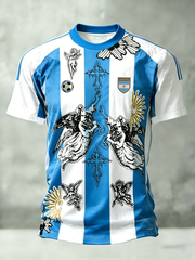 Men's Argentine Football Short Sleeves T-shirt