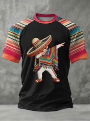 Men's Cinco de Mayo Printed Casual T-Shirt