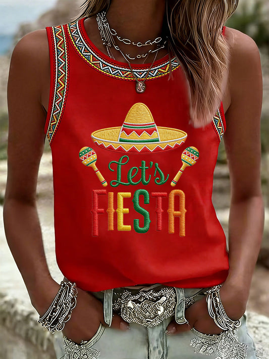Women's Cinco de Mayo Printed Vest