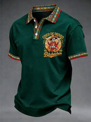 Men's Cinco De Mayo Print Short-Sleeve Top
