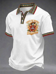 Men's Cinco De Mayo Print Short-Sleeve Top
