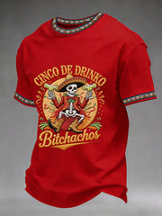 Men's Cinco De Mayo Print Short-Sleeve T-shirt