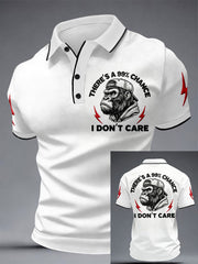 Men's 'There's A 99% Chance I Don't Care' Monkey Tops