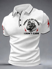 Men's 'There's A 99% Chance I Don't Care' Monkey Tops