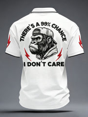 Men's 'There's A 99% Chance I Don't Care' Monkey Tops