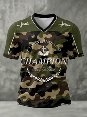 Men's Champion V-neck T-shirt