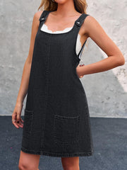 Women's Casual Overall Denim Short Dress