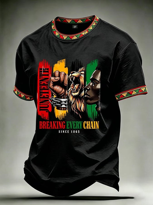 Men's Juneteenth 1865 Printed T-shirt