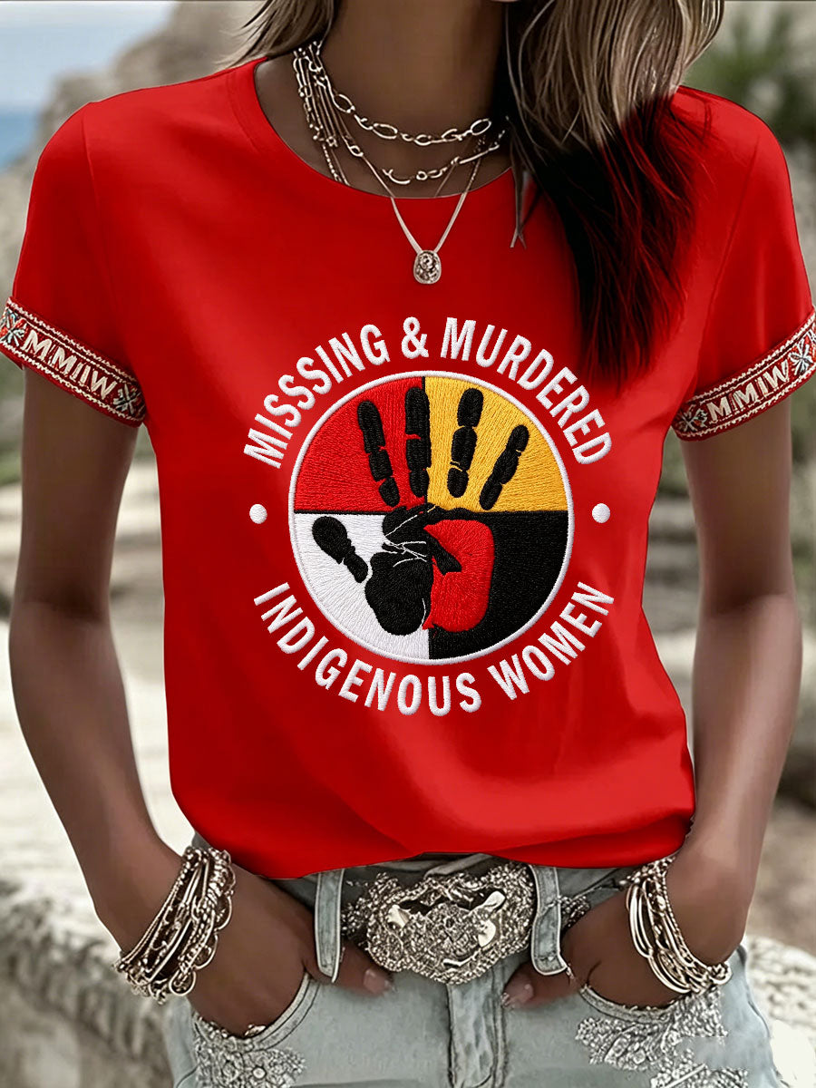 Indigenous Women Missing And Murdered - MMIW Unisex T-shirt