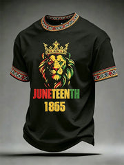 Men's Juneteenth Print Casual Tee