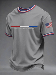 Men's United States Of America Short Sleeves T-shirt