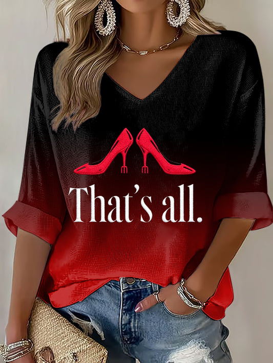 Women's Fashion Movie Inspired Waffle T-shirt
