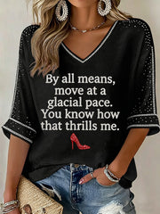 Women's Fashion Movie Inspired Waffle T-shirt