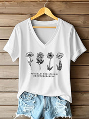 Women's Fashion Movie Inspired  Short Sleeve T-Shirt