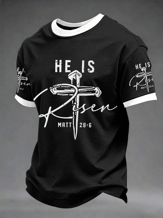 Men's Christian Cross Print Tee