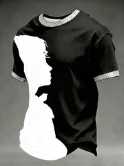Men's King Of Pop Printed T-shirt