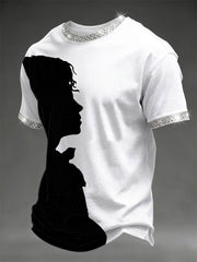 Men's King Of Pop Printed T-shirt