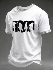 Men's King Of Pop Printed T-shirt