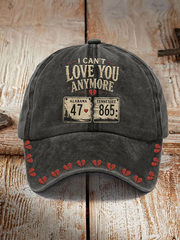 Unisex I Can’t Love You Anymore Hat