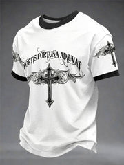 Men's “Fortis Fortuna Adiuvat”short sleeves t-shirt