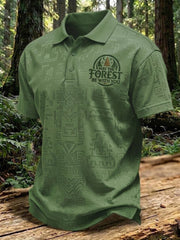 Men's May The Forest Be With You Print Shirt