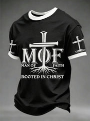 Men's Christian Cross Print Tee