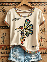Women's Native Hummingbird Art T-Shirts