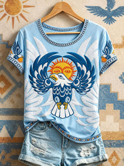 Women's Native Eagle Art T-Shirts
