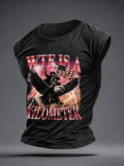 Men's Funny 4th of July Print Vest Top