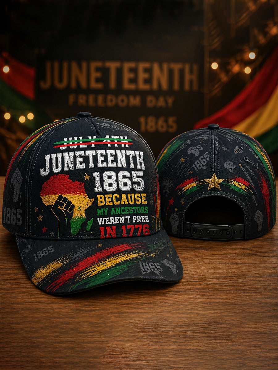 Unisex Juneteenth Print Hat