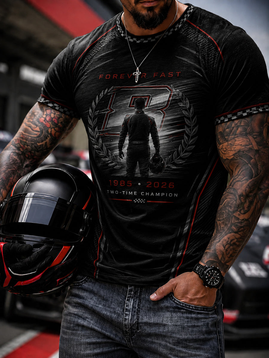 Men's Racing Legend Tribute Casual T-Shirt