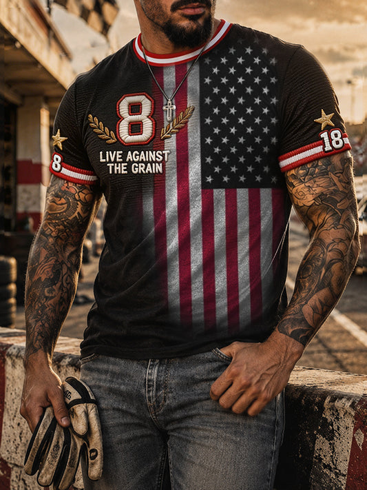 Men's Rip Legend Drive Against The Grain Printed T-shirt