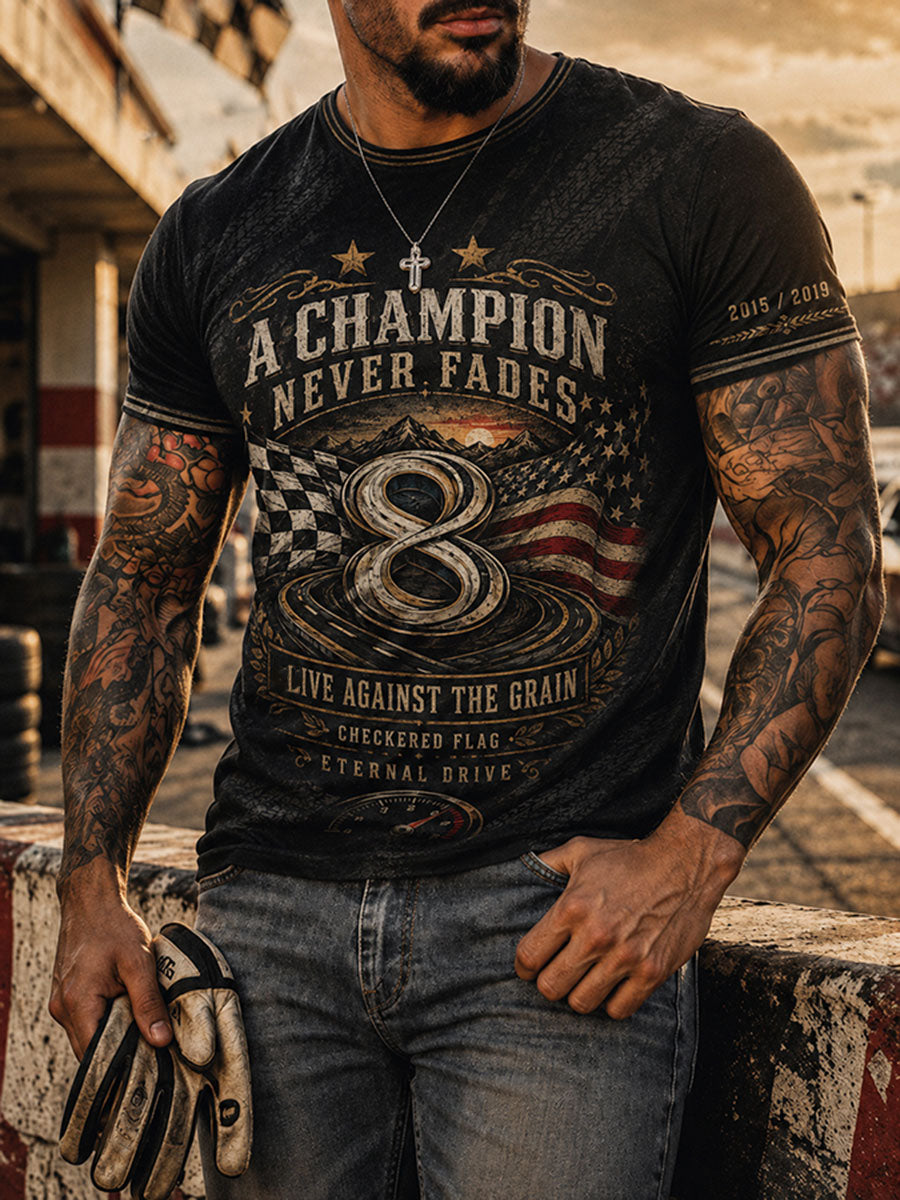 Men's Rip Legend Drive Against The Grain Printed T-shirt