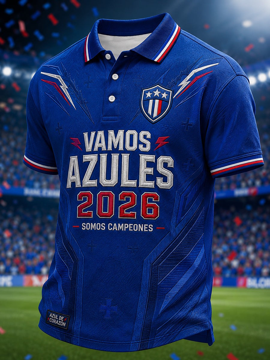 Men's 2026 Campeones Print Casual Shirt