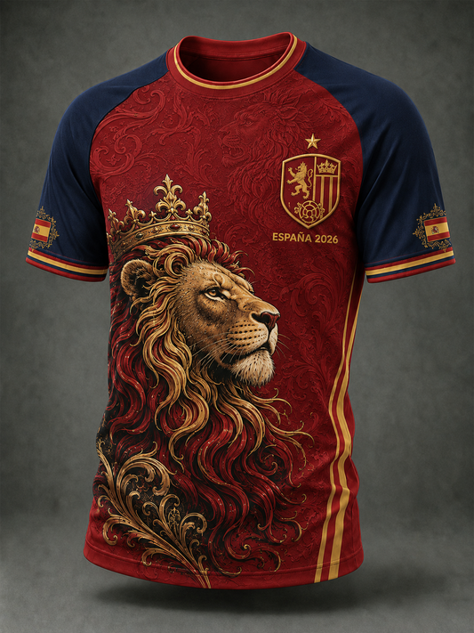Men's ESPAÑA Football Short Sleeve T-shirt