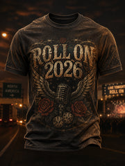 Men's Country Rock Tour 2026 Graphic T-Shirt