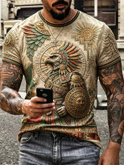 Men's Mexico Pride Art Printed T-shirts