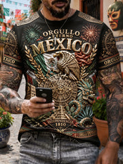 Men's Mexico Art Printed T-shirt