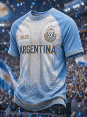 Men's Gift For Football Fans Print Casual Tee