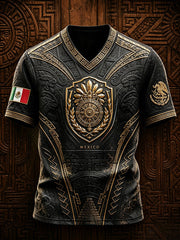 Men's Mexico Pride Art Printed T-shirt