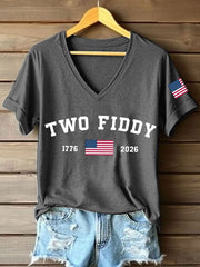 Women's Two Fiddy Print T-Shirt