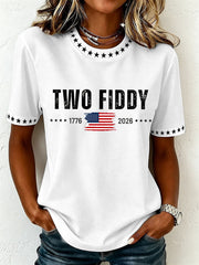 Women's Two Fiddy Print T-Shirt