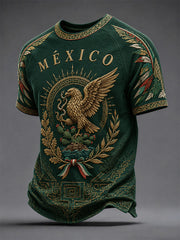 Men's Mexican Pride Print Casual Tee