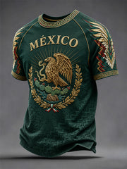 Men's Mexican Pride Print Casual Tee