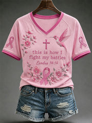 Women's This Is How I Fight My Battles T-shirt